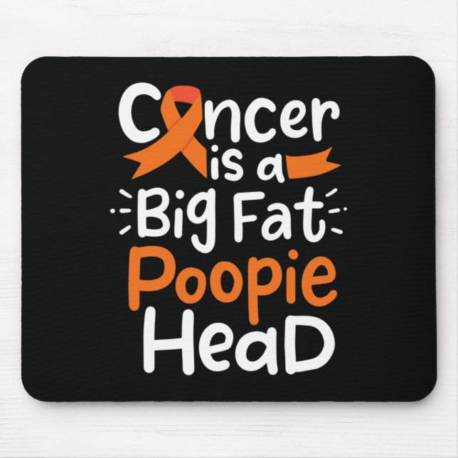 Mousepad Cancer Sanguíneo Sensibilização Fita Leucemia Cabe (Frente)