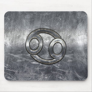 Mousepad Cancer Zodiac Symbol Industrial Style