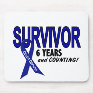 Mousepad Cancro do cólon sobrevivente de 6 anos