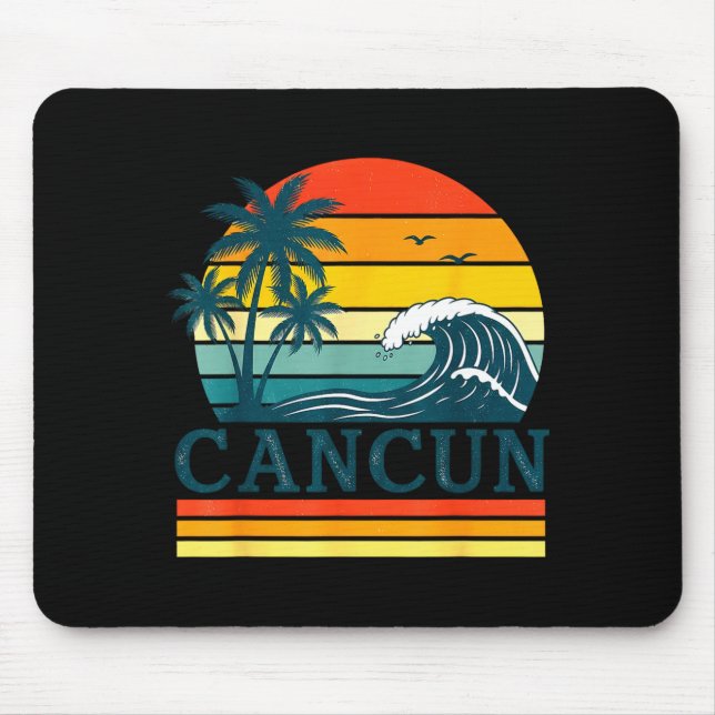 Mousepad Cancun Holiday Christmas Trip Vacation Matching  (Frente)