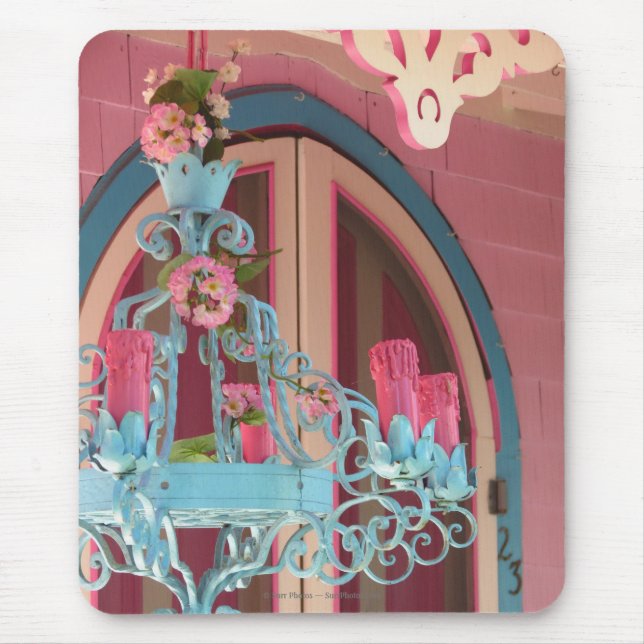 Mousepad Candelabra e rosa - Vineyard de Martha (Frente)