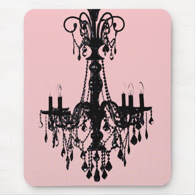 Mousepad Candelabro & rosa (Frente)