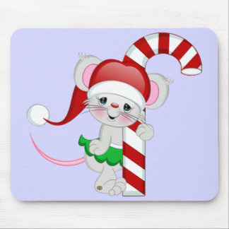 Mousepad Candy Cane de Mouse de Natal