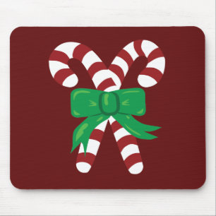 Mousepad Candy Canes