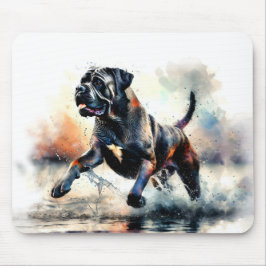 Mousepad Cane Corso em aquarela