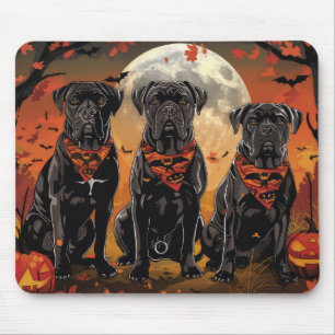 Mousepad Cane Corso Halloween Assustador
