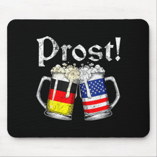Mousepad Caneca de cerveja Prost Bandeira americana alemã m