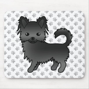 Mousepad Canhão e pinhão Casaco Chihuahua preto