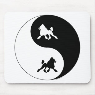 Mousepad Caniche Yin Yang