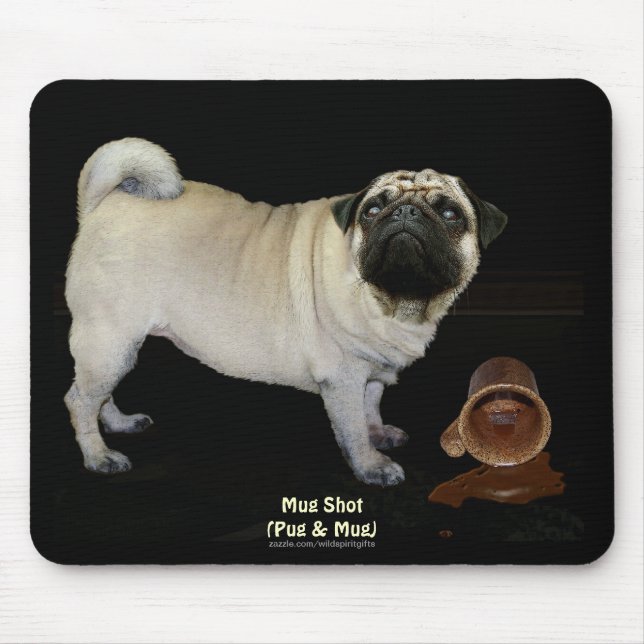 Mousepad Canino e Caneca Espilotada (Frente)