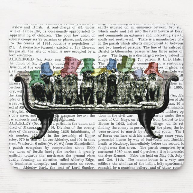 Mousepad Caninos em Sofa (Frente)