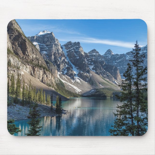 Mousepad Canoa no lago Moraine (Frente)