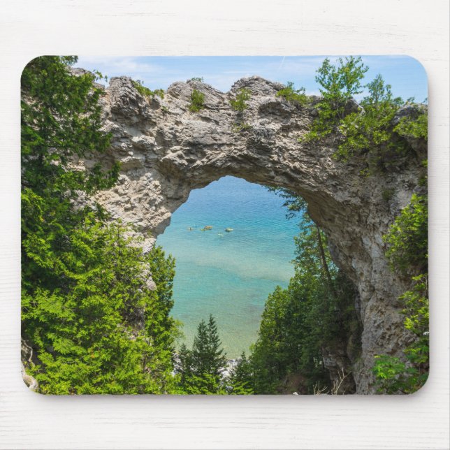 Mousepad Canoagem Em Arch Rock (Frente)