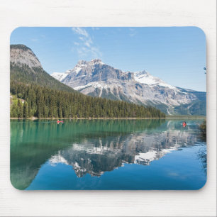 Mousepad Canoagem no famoso lago Emerald - Yoho NP, Canadá