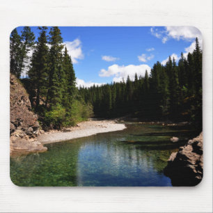 Mousepad Canoé Meadows Kananaskis Canadá