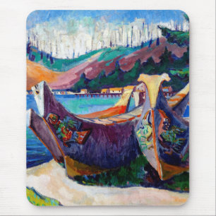 Mousepad Canoeiros da Guerra da Pintura da Emily Carr, cana