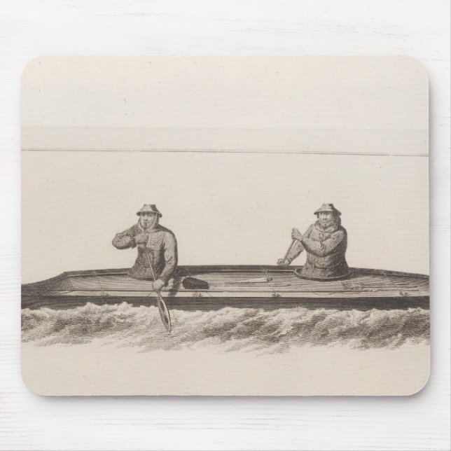 Mousepad Canoes, Oonalashka, Alasca (Frente)