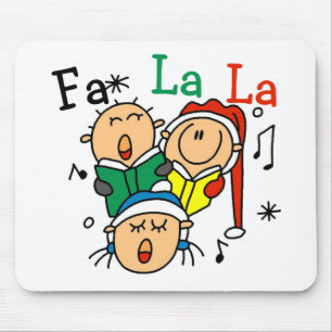 Mousepad Cantando Camisetas de Natal e presentes