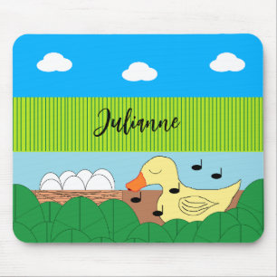 Mousepad Cantando Mãe Duque Perto da Água