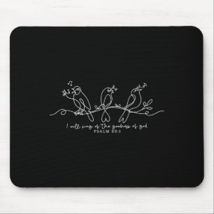 Mousepad Cantarei a Bondade de Deus Salmo 89_1 Chri