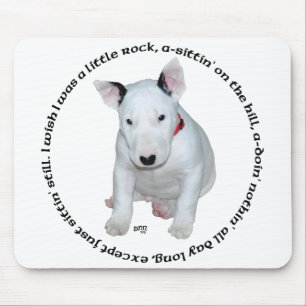 Mousepad Cantarolas de Filhotes de Bull Terrier