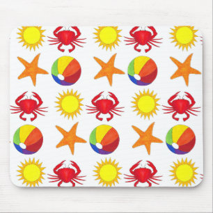 Mousepad Canteiro de Verão Praia Ball Sunshfish
