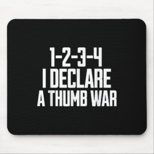 Mousepad Canto de Guerra do polegar, Campeão de Luta do pol