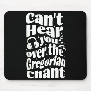 Mousepad Canto Gregoriano Engraçado Católico Tradicional La