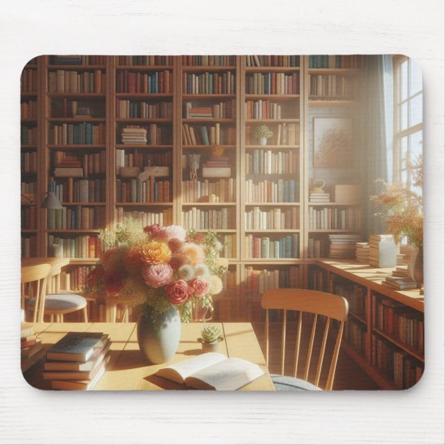 Mousepad Canvas de Satin para seus cliques: Foto do mouse (Frente)