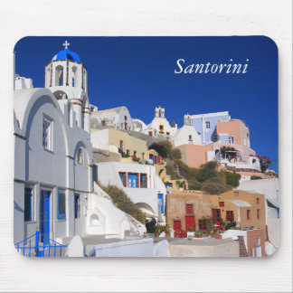 Mousepad Canvas Santorini