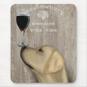 Mousepad Cão Au Vin Yellow Labrador