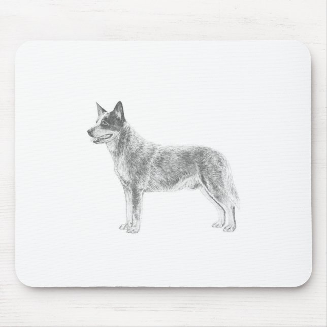 Mousepad Cão australiano do gado (Frente)