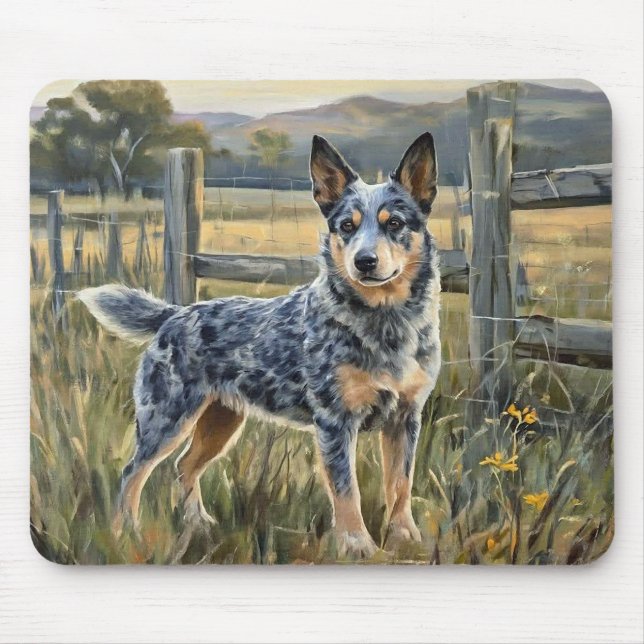 Mousepad Cão Bovino Australiano (Frente)