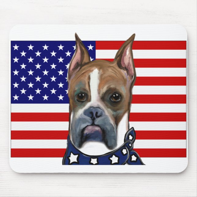 Mousepad Cão Boxer (Frente)