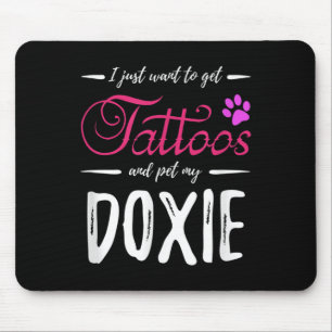 Mousepad Cão Cachorro Lover Tatto Engraçado Cachorro Cachor