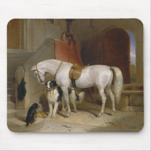 Mousepad Cão-cavalo Favoritos pintura arte Landseer
