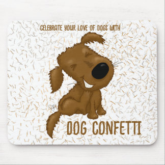 Mousepad Cão Confetti Shedch Cão