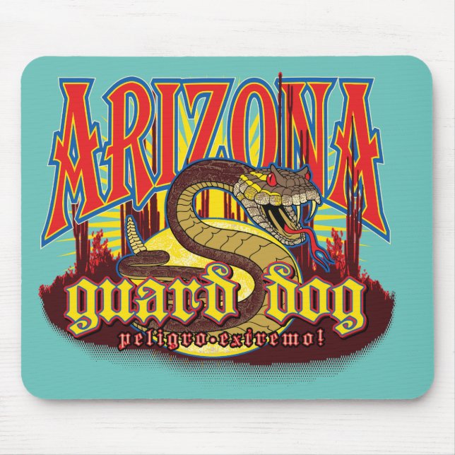 Mousepad Cão de Guarda de Cobra do Arizona (Frente)