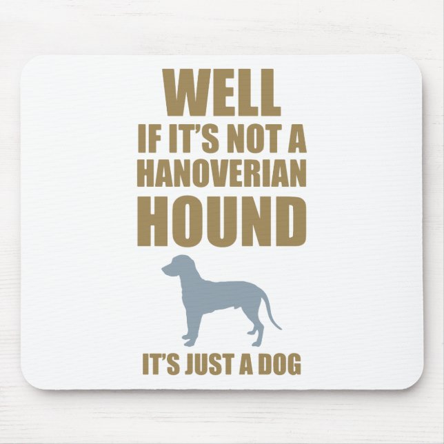 Mousepad Cão de Hanoverian (Frente)