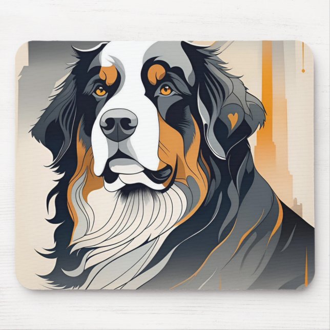 Mousepad Cão de Montanha Bernês (Frente)