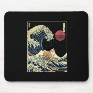 Mousepad Cão de Pastoreio de Shetland Sheltie Onda Japonesa