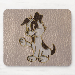 Mousepad Cão do Couro-Olhar macio