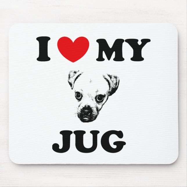 Mousepad cão do jarro (Frente)