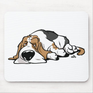 Mousepad Cão dos desenhos animados de Basset Hound