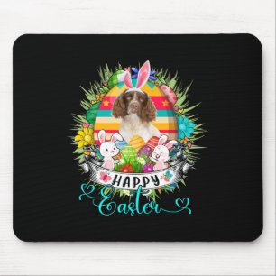 Mousepad Cão English Springer Spaniel em Ovos de Páscoa Esb