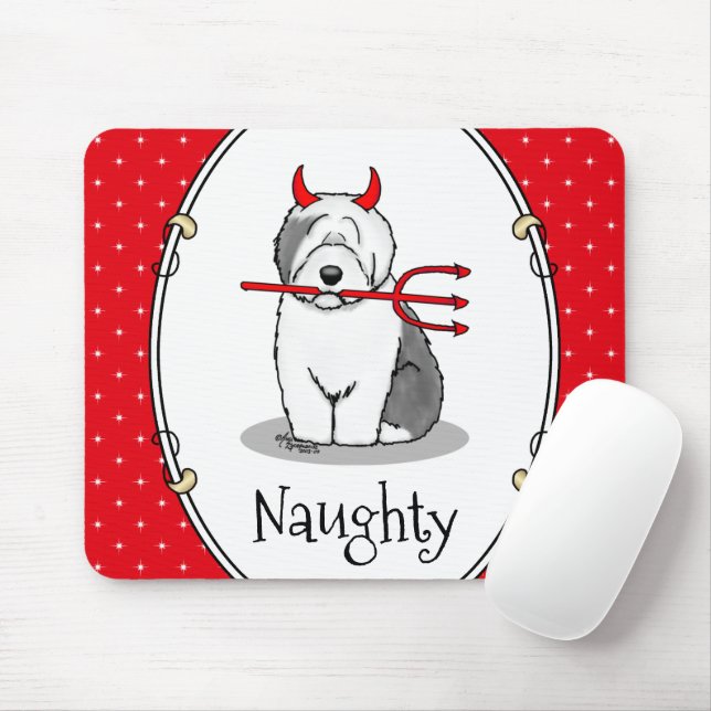 Mousepad Cão-Grande-Velho (Cinza 1) (Com mouse)