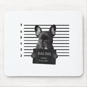 Mousepad Cão Mau Cachorro Cachorro Francês Cachorro Mãe