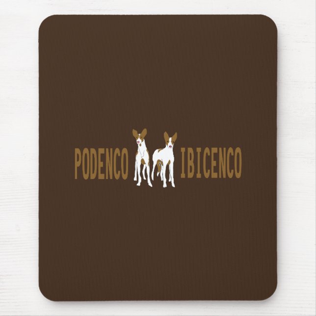 Mousepad cão-Podenco Ibicenco (Frente)
