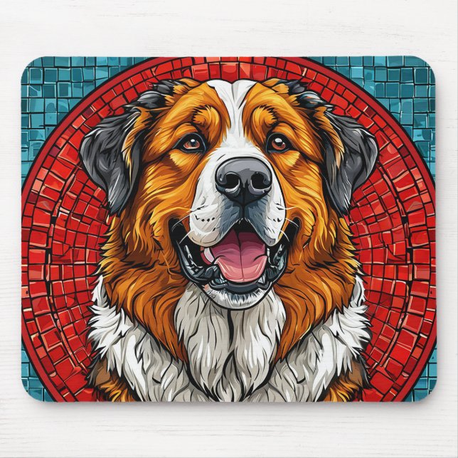 Mousepad Cão São Bernardo (Frente)