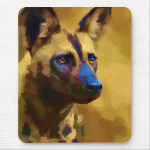 Mousepad Cão selvagem africano